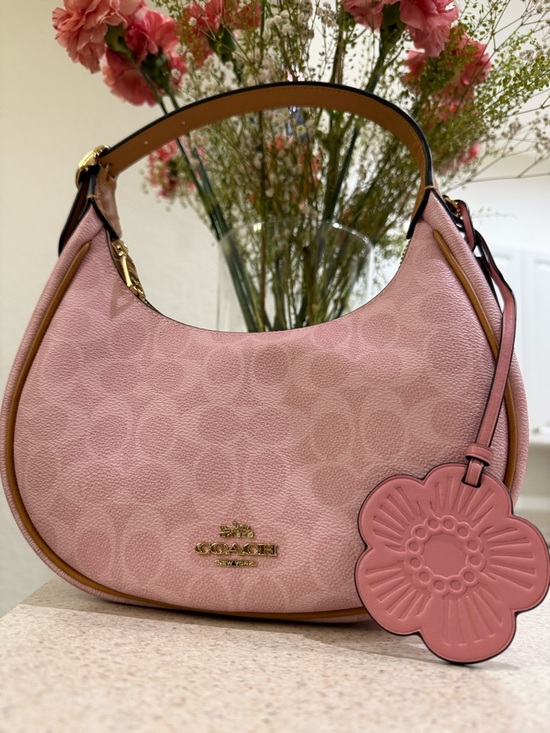 Coach Handbags - NWT Coach Emily Pink Powder 2026 Limited Collection with charm
